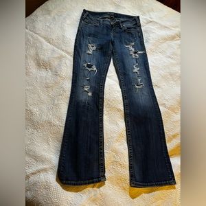 Silver Pioneer Blue Denim stretch Jeans W29L33